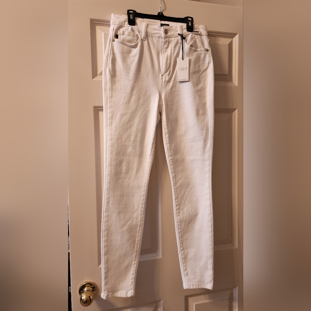 Judy Blue Women's White Skinny Jeans